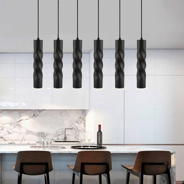 Suspension LED Pipe Spiral Design | Marco Lucetti