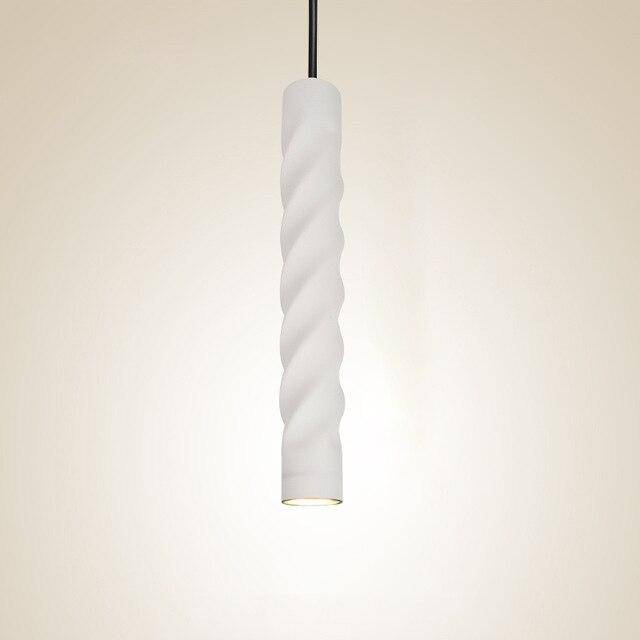Suspension LED Pipe Spiral Design | Marco Lucetti Blanc / Non dimmable / 30cm - Natural White
