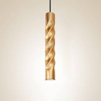 Suspension LED Pipe Spiral Design | Marco Lucetti Doré / Dimmable / 30cm - Natural White