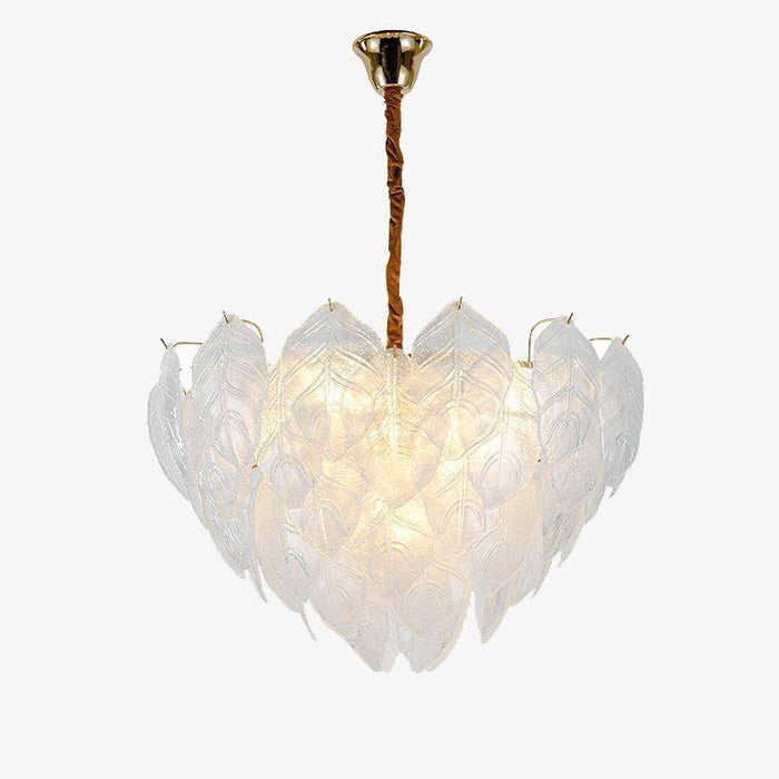 Suspension LED Plume de Verre Modernité | Marco Lucetti 45 x 40cm / Froide