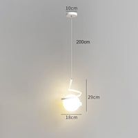 Suspension LED Polino Wave | Marco Lucetti Blanc