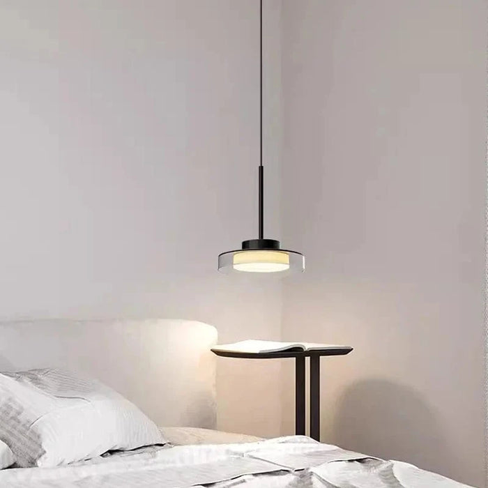Suspension LED Post-Moderne en Fer Acrylique Style Français "Lumière Française Moderne" | Marco Lucetti