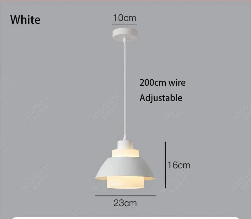 Suspension LED pour chambre à coucher SmartHome | Marco Lucetti 23cm blanc 5W / Lumière neutre 4000K
