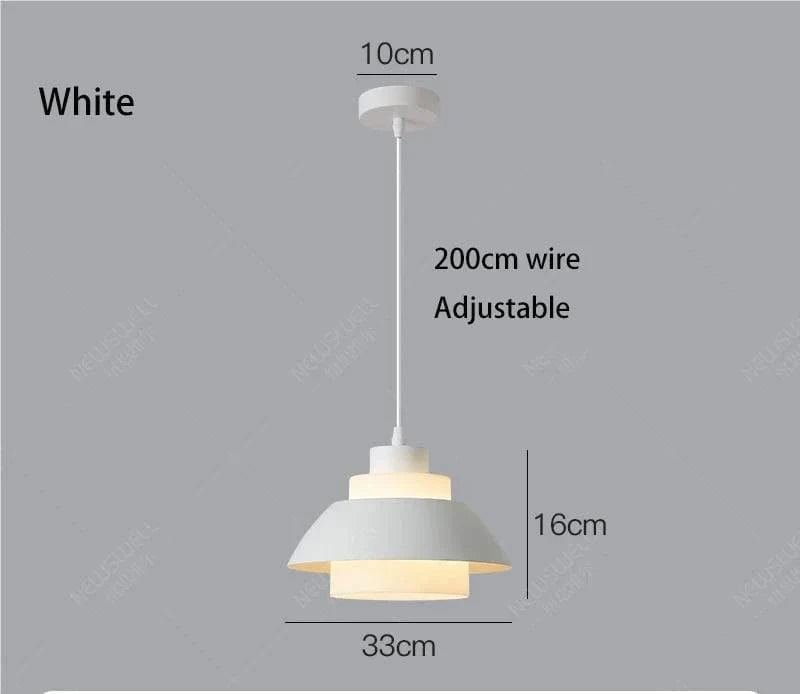 Suspension LED pour chambre à coucher SmartHome | Marco Lucetti 33cm blanc 5W / Lumière neutre 4000K