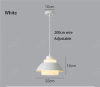 Suspension LED pour chambre à coucher SmartHome | Marco Lucetti 33cm blanc 5W / Lumière neutre 4000K
