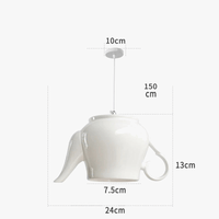 Suspension LED pour service de thé en céramique innovant | Marco Lucetti