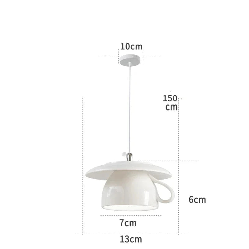 Suspension LED pour service de thé en céramique innovant | Marco Lucetti B1