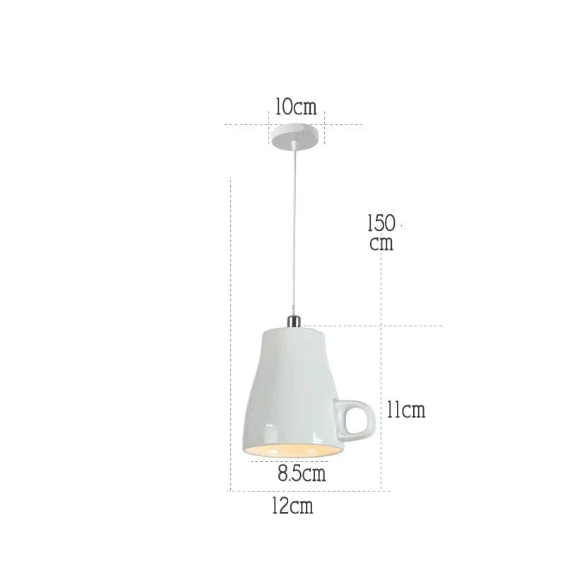 Suspension LED pour service de thé en céramique innovant | Marco Lucetti B3