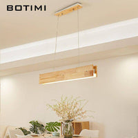 Suspension LED Rectangle Bois Scandinave | Marco Lucetti