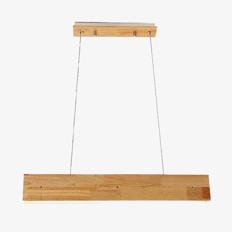 Suspension LED Rectangle Bois Scandinave | Marco Lucetti
