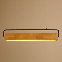 Suspension LED rectangulaire WoodLume | Marco Lucetti