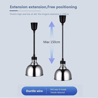 Suspension LED rétractable pour chauffage alimentaire industrialisé | Marco Lucetti