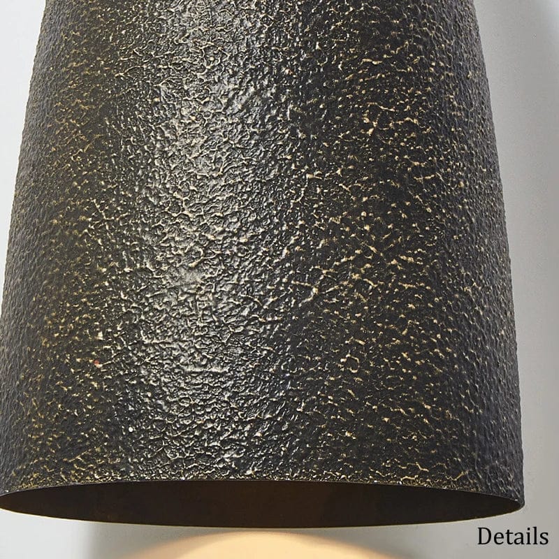 Suspension LED Rétro en Métal Noir - Style Moderne de Salle à Manger | Marco Lucetti