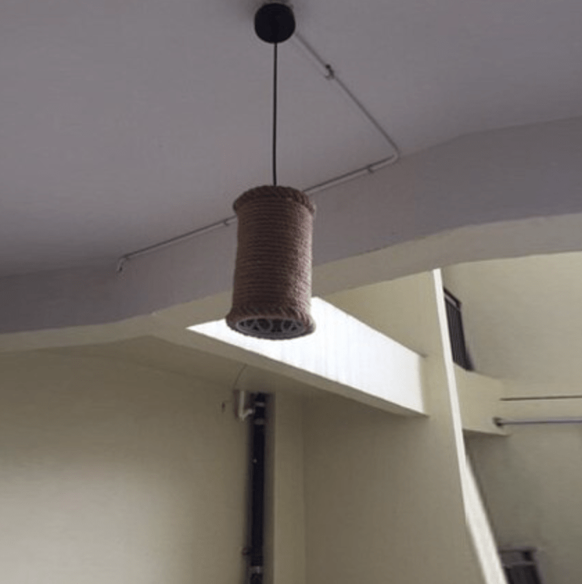 Suspension LED Rétro Rotin | Marco Lucetti