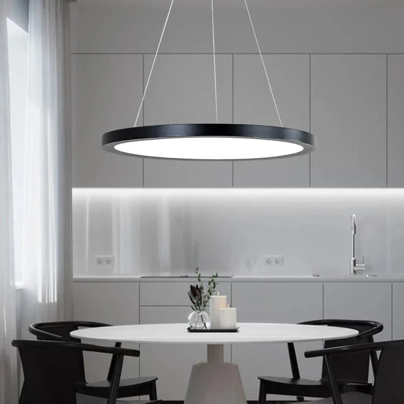 Suspension LED Ronde Dorée Moderne - Tendance Lumière | Marco Lucetti