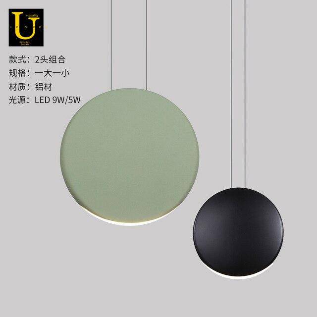 Suspension LED ronde en aluminium – Design élégant | Marco Lucetti 2 lampes