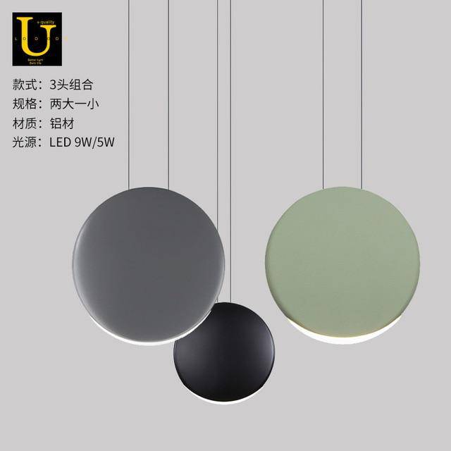 Suspension LED ronde en aluminium – Design élégant | Marco Lucetti 3 lampes
