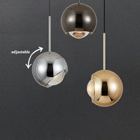 Suspension LED ronde moderne avec angle ajustable | Marco Lucetti