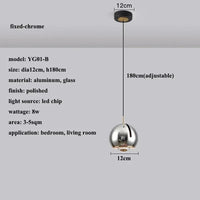 Suspension LED ronde moderne avec angle ajustable | Marco Lucetti Chrome fixe / 3 effets de lumière