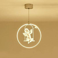 Suspension LED Rondo Bird (noir ou blanc) | Marco Lucetti Blanc - 1 ange