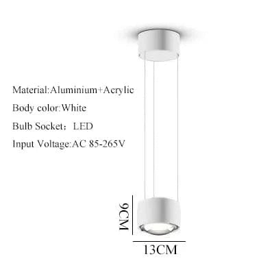 Suspension LED Royal Unique | Marco Lucetti Blanc / Capteur / 10W | Blanc chaud 3000KJ