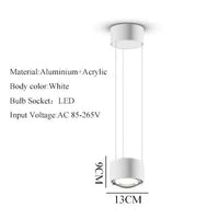 Suspension LED Royal Unique | Marco Lucetti Blanc / Capteur / 10W | Blanc chaud 3000KJ