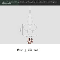 Suspension LED Sandyha avec Boules de Verre pour Décoration Intérieure | Marco Lucetti