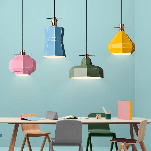 Suspension LED scandi en métal coloré | Marco Lucetti