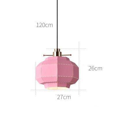 Suspension LED scandi en métal coloré | Marco Lucetti Rose