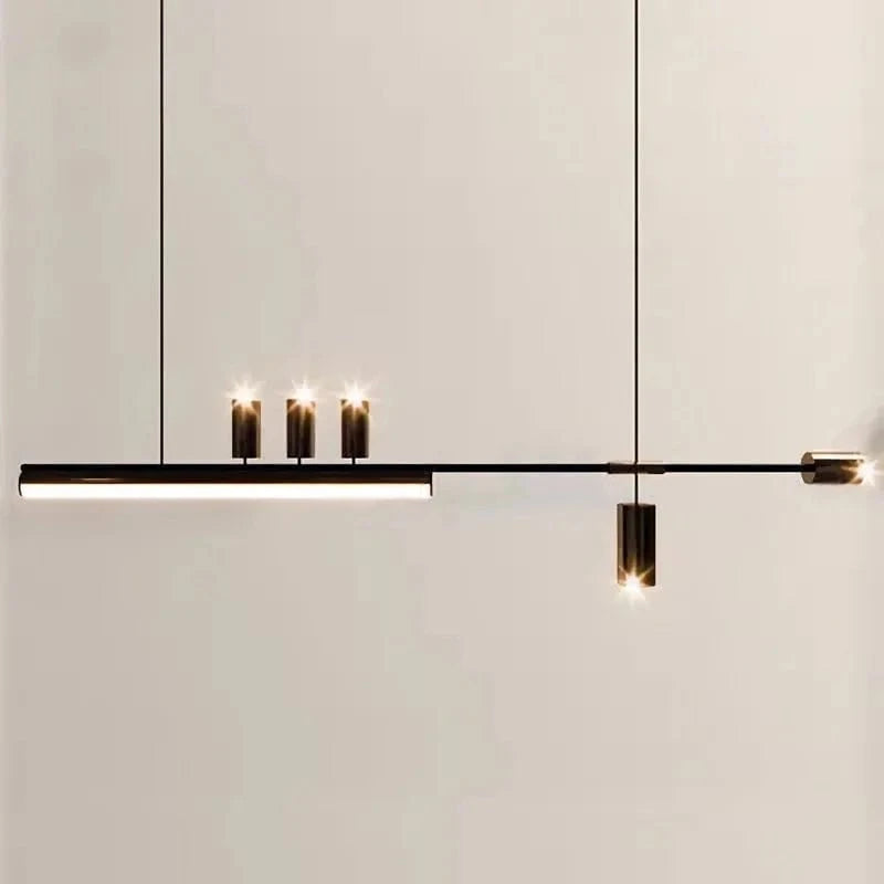 Suspension LED Scandinave Longue pour Table de Cuisine ou Bar | Marco Lucetti