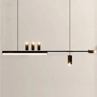 Suspension LED Scandinave Longue pour Table de Cuisine ou Bar | Marco Lucetti