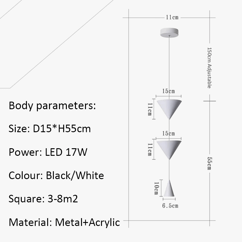 Suspension LED Scandinave Moderne | Marco Lucetti