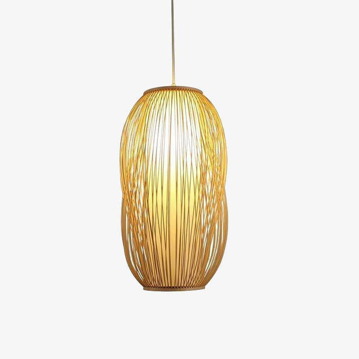 Suspension LED Shade en rotin | Marco Lucetti