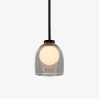 Suspension LED Shadow Glass | Marco Lucetti Transparent / Froide