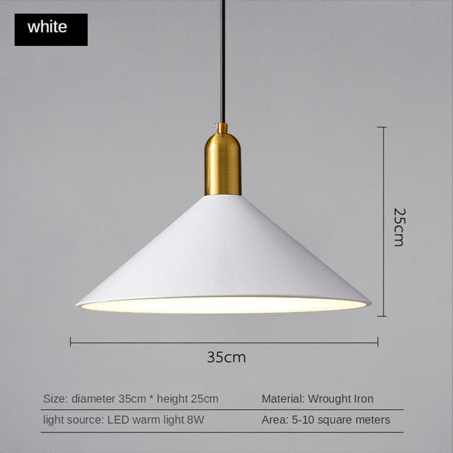 Suspension LED Sidonia - Design Moderne | Marco Lucetti Blanc - D35 x H25 cm / Chaude