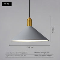 Suspension LED Sidonia - Design Moderne | Marco Lucetti Gris - D35 x H25 cm / Chaude