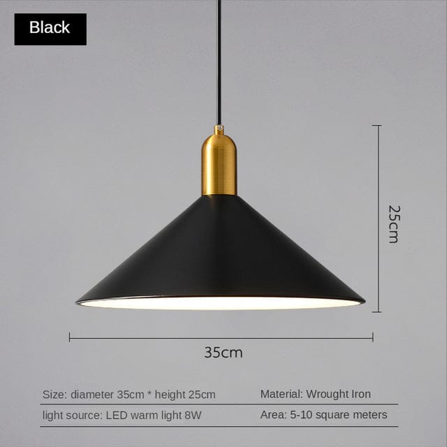 Suspension LED Sidonia - Design Moderne | Marco Lucetti Noir - D35 x H25 cm / Froide