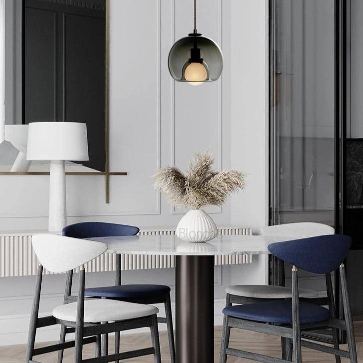 Suspension LED Smoke Glass Lights | Marco Lucetti