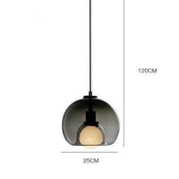 Suspension LED Smoke Glass Lights | Marco Lucetti Gris fumée