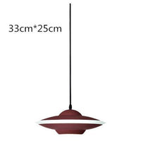 Suspension LED Soucoupe Volante - Éclat Coloré | Marco Lucetti Rouge - A