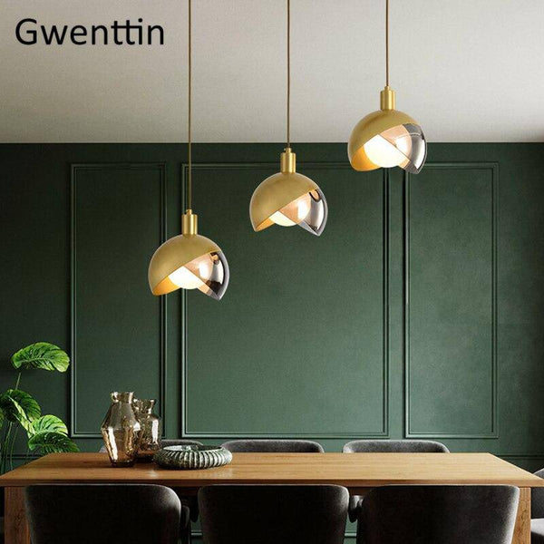 Suspension LED Sphère Dorée Loft | Marco Lucetti