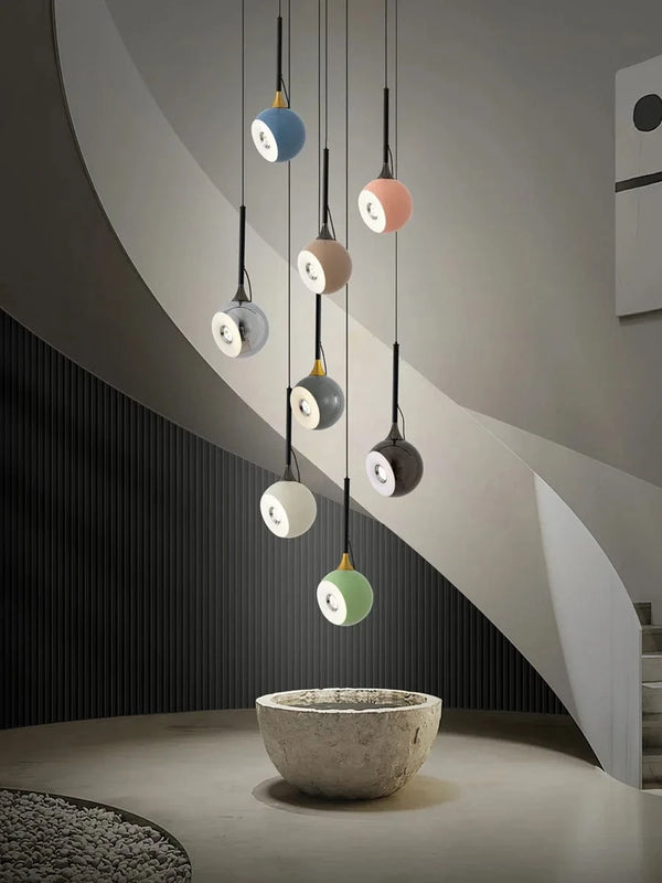 Suspension LED Sphérique Magnétique - Angle Réglable Nordique | Marco Lucetti