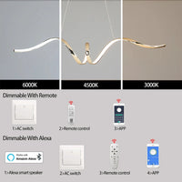 Suspension LED Spirale Chromée | Marco Lucetti