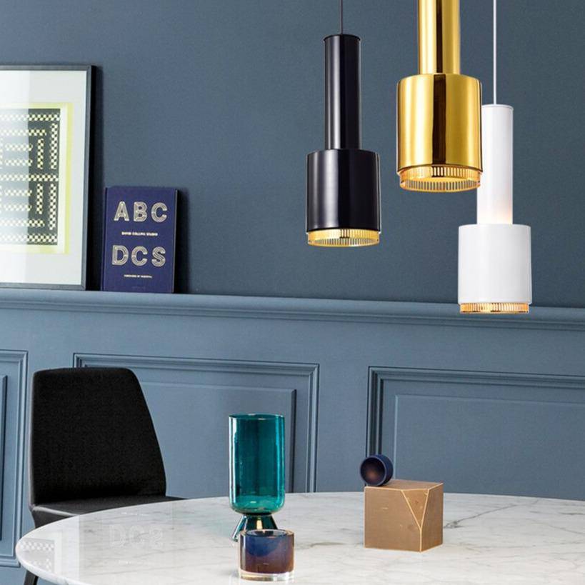 Suspension LED Style Loft Industriel - Tube Métal Design | Marco Lucetti