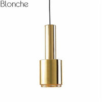 Suspension LED Style Loft Industriel - Tube Métal Design | Marco Lucetti Doré