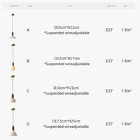 Suspension LED nordique en bois massif et céramique de haute qualité
