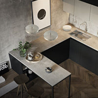 Suspension LED Sysley avec abat-jour plat et arrondi | Marco Lucetti