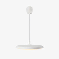 Suspension LED Sysley avec abat-jour plat et arrondi | Marco Lucetti Blanc / Chaude