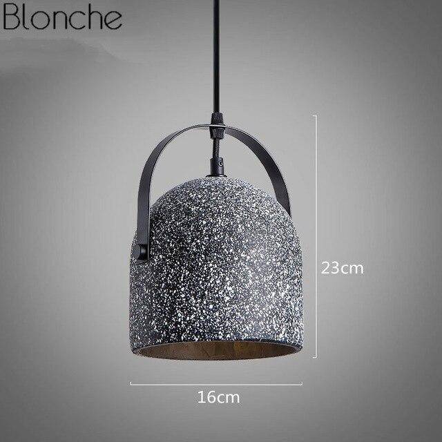 Suspension LED Terrazzo arrondie | Marco Lucetti Noir
