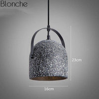 Suspension LED Terrazzo arrondie | Marco Lucetti Noir